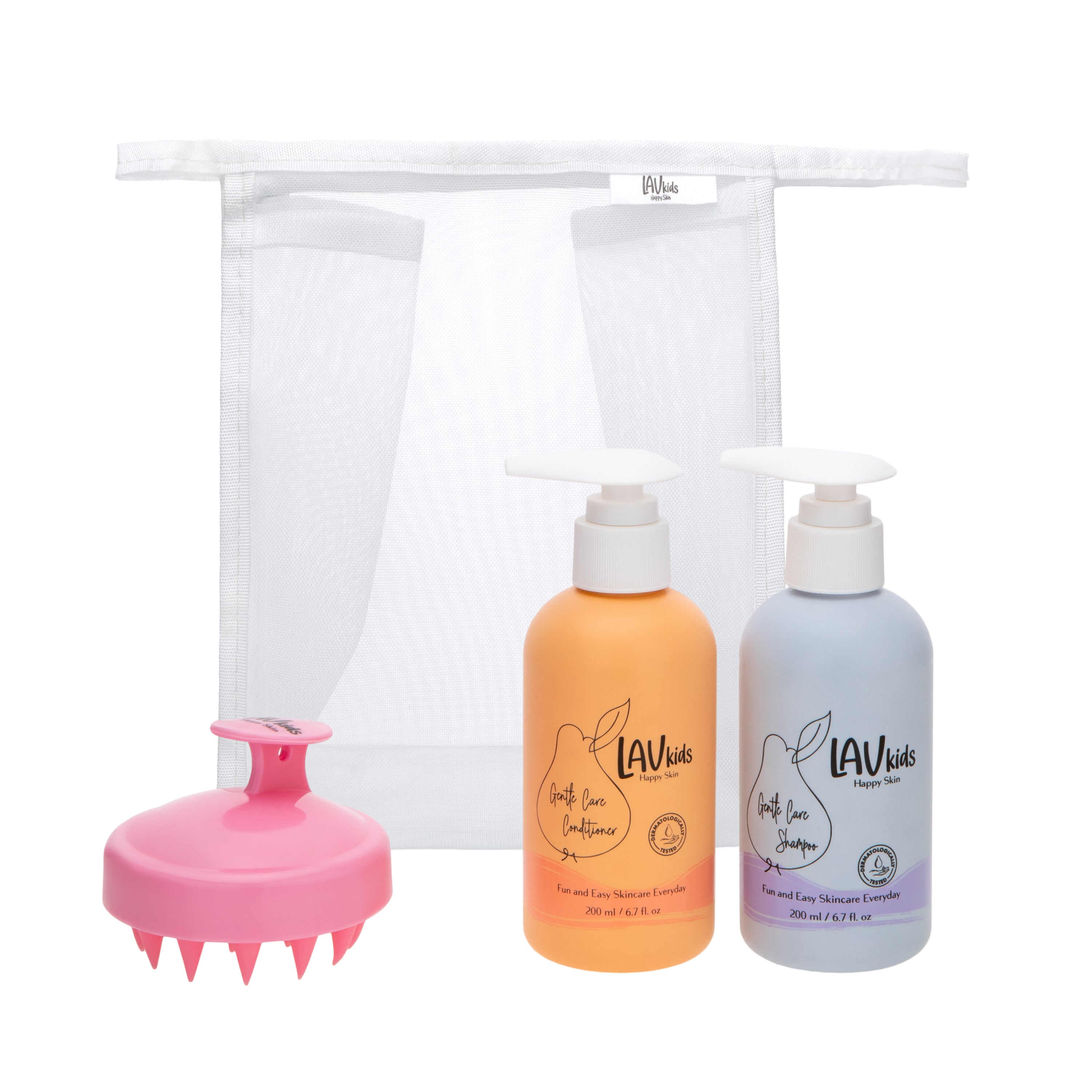 Gentle Haircare Bundle with Scalp Massager